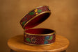 Handcrafted Meenakari Wooden Jewelry Box with Peacock Design - Traditional Indian Enamel Art Storage - Elegant Gift for Women