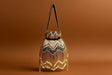 Handcrafted Beaded Fringe Potli Bag - Retro-Glam 'Gatsby' Style Evening Bucket Bag
